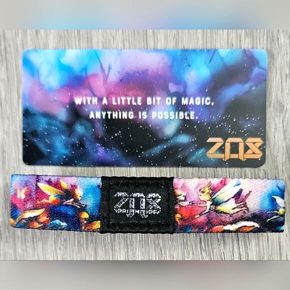 ZOX "PIXIE DUST" #470 Fantasy Fables Fairy GOLDIE Unredeemed New MED Wristband - Picture 3 of 3
